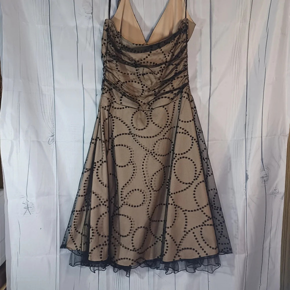 Ruby Rox halter style dress With Lace Overlay - Picture 7 of 9